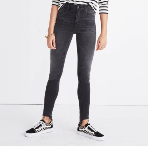 Madewell Denim - Madewell | 10" High Rise Skinny Step Hem Grey - 27